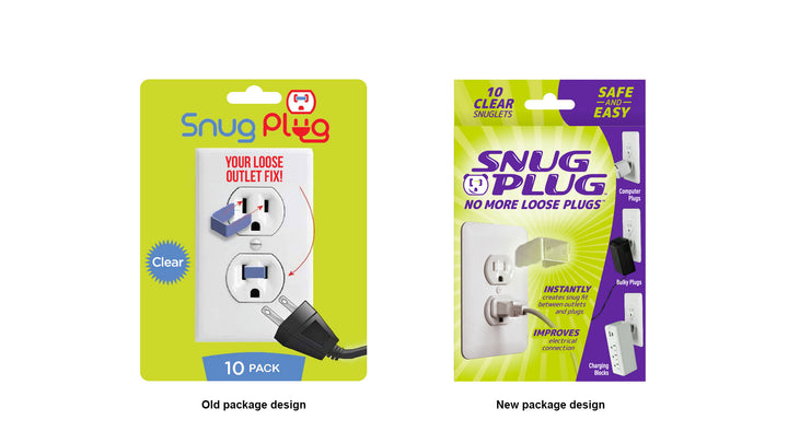 Snug Plug 10-Pack (Clear) - Your Loose Outlet Fix